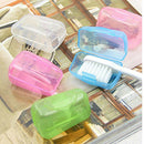 5PC Portable Toothbrushes Head Cover Holder Travel Hiking Camping Brush Cap Case