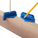 1x Blue Center Finder Scriber Woodworking Gauge Marking Tool Centerline Template