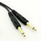 1pc 6.35mm 1/4 inch Stereo TRS Female to 2 Dual 6.35mm Mono TS Male Y Split O2T2