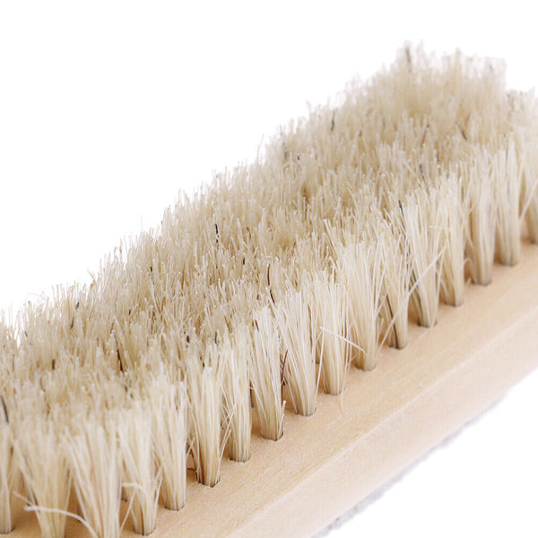 1PCS Foot Care Bristle Scrub Brush Wooden Handle Pumice Stone Remove Dead Ski Kw