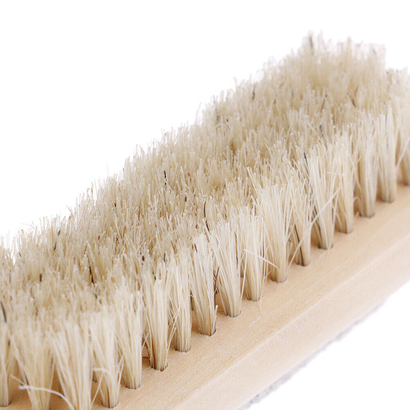 1PCS Foot Care Bristle Scrub Brush Wooden Handle Pumice Stone Remove Dead Ski Kw