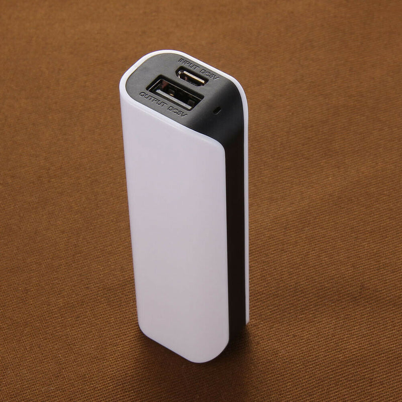2600mAh Portable External Battery USB Charger Power Bank Case Black A
