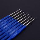 8pcs Small Crochet Hooks Needles Stitches Knitting Craft Case Crochet Handle Set