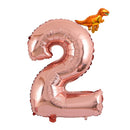Digital Number 2 Balloons Huge Giant Balloons Foil Mylar Number Balloons For