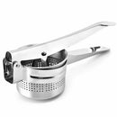 Potato Press Crusher Fruits Vegetables Juice Squeezer Masher Stainless Steel