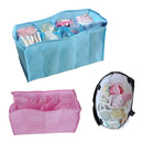 Portable Travel 7 Liners Diaper Nappy Organizer Stuffs Insert Storage Bag