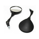 1 Pair Motorcycle Scooter Handlebar Rearview Side Mirrors 10mm Thread New UOK