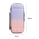 Game Console Gradient Storage Case for Switch Bag Pouch (Pink Purple)