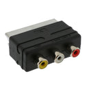 20 Pin RGB Scart Plug Male to 3 RCA Female Audio Video Adaptor Converter for WII