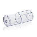 Two-Layer Acrylic Organizer Plastic Transparent Round Portable Container St L2C3