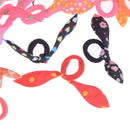 20pcs/lot Small Rabbit Ears Mini Elastic Hair Band Ties Girls Hair Accessories3C
