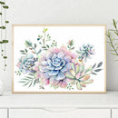 Full Round Drill Diamond Painting DIY Succulent Plants Rhinestone Picture