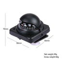 Adjustable Car Dashboard Navigation Compass Ball for Boat Marine Truck  A