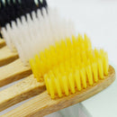 Eco Vegan Bamboo Charcoal-Toothbrush Antibacterial Soft Fine Oral Brush BVE