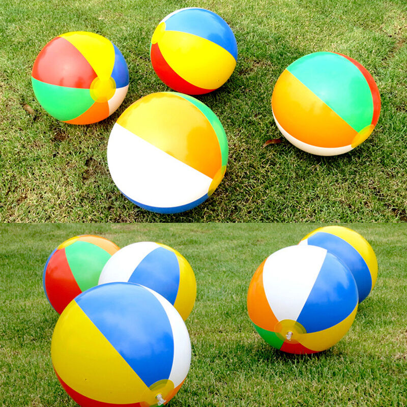 1Pcs Beach Pool Ball Inflatable Aerated Air Stress Water Educational Toys LJ