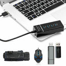 4-Port USB 3.0 Extension Charger Adapter Switch Compatible with USB2.0, USB1.1