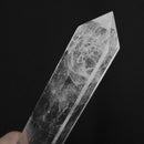 160mm Hexagonal Prism Natural Transparent Crystal Quartz Point Heal Wand Decor