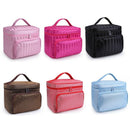 Black Shape Big Capacity Women Cosmetic Bag Cosmetics Organizer Travel Nece Y3R8