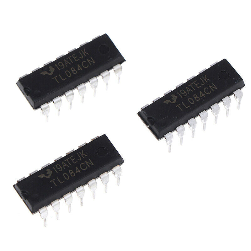 10 PCS TL084CN Inline DIP-14 Quad Operational Amplifier JFET Linear Buffer U Ew