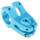 Durable 31.8mm Hollowed Short Handlebar Short Bar Aluminium Bike Stems Blue