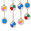 10 Pack Mini Embroidery Hoop Ring Wooden Cross Stitch Frame For Hand DIY Crafts