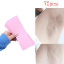 70pcs Removal Body Hair Remove Wax Paper Rolls Epilator Strip Paper