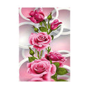 Pink Rose DIY 5D Diamond Painting Mosaic Embroidery Crafts Cross Stitch Kit