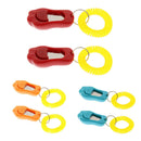 2Pcs Big Button Dog Cat Training Clicker, Clickers with Wrist Bands Red