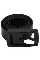 Unisex Stylish Candy Colours Silicone Plastic belt black