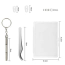 Eyeglass Repair Kit, Screw-in Improved Air Chamber Anti-Slip Silicone Nose Pads