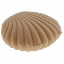 Shell Shape Velvet Earring Pendant Necklace Jewellery Display Storage Case  L7G5