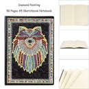 DIY Bear Special Shaped Diamond Painting 50 Pages A5 Sketchbook Notebook