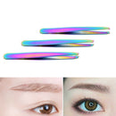Colorful Hair Removal Eyebrow Tweezer Eye Brow Clips Beauty Makeup Tools MO