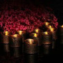 12xFlameless Votive Decor Candles LED Light Battery Operated Flickering D5Y T8L2