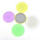 Portable Cute Round Mirror Plastic Makeup Pocket Handbag Mini Small MirrorB Cy
