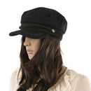 Hat Flat Top Hats For Women Black Female Cap