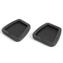 2pcs Black Automobile Brake Clutch Pedal Rubber Pad Cover Set for Acura Accord