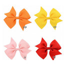 20PCs Baby 10cm Hair Bow Boutique Girl Alligator Clips Grosgrain Ribbon-Headba3C