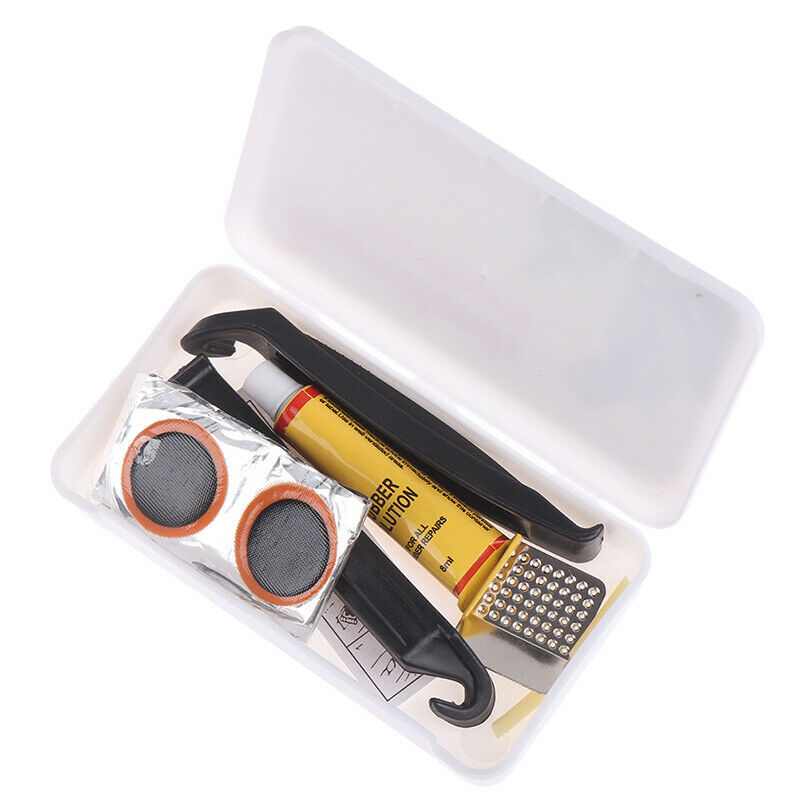 1 Set Bicycle Tire Tyre Repair Tools Cycling Rubber Puncture Bike Patches Kit 3C