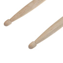 1Pair 5A Maple Drum Sticks Wood Wooden Tip Band Musical Instrument Drumsticks OZ