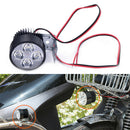 12V 4 LED Spot Light Head Light Lamp Motor Bike Car  Truck+Light ClipS X3R
