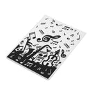 1pc Musical Note Plastic Embossing Folder Template For Scrapbook DIY Album