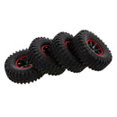 115mm Rubber Tire 1.9" Rim for 1/10 RC4WD D90 TF2 RC Crawler Off-Road Buggy