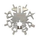 Outdoor Camping Grinding  Repair Tool Wrench  Shaped With Key Ring