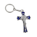 Christian Cross Crucifix Metal Jesus Keyring Keychain Unisex Christmas Gift