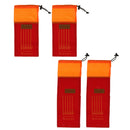 4pcs Outdoor Camping Drawstring Tent Nail Storage Bag Organizer Container