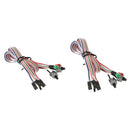2x 60cm ATX Desktop Case Power On Off Reset Switch Cable with 2 x LED Lights