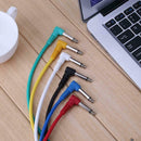6pcs Electric Guitar Effector Pedal Effector Guitar Connect Cable Line