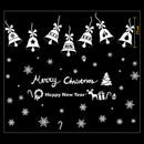 The Christmas Bell Romantic Creative Glass Window Stickers Decorative Wall