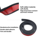 Black Car Fender Flare Wheel Eyebrow Protector Arch Trim Strip 4.5cmx1.5m